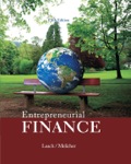 EBK ENTREPRENEURIAL FINANCE - 5th Edition - by MELICHER - ISBN 8220100476754