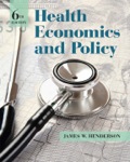 EBK HEALTH ECONOMICS AND POLICY - 6th Edition - by Henderson - ISBN 8220100517426