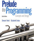 EBK PRELUDE TO PROGRAMMING - 6th Edition - by DRAKE - ISBN 8220100794407