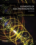 EBK ELEMENTS OF ELECTROMAGNETICS - 6th Edition - by Sadiku - ISBN 8220101369376