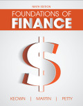 EBK FOUNDATIONS OF FINANCE - 9th Edition - by PETTY - ISBN 8220102019942