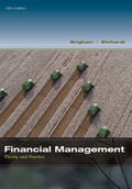 EBK FINANCIAL MANAGEMENT: THEORY & PRAC - 14th Edition - by EHRHARDT - ISBN 8220102450721