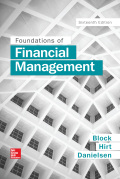 EBK FOUNDATIONS OF FINANCIAL MANAGEMENT - 16th Edition - by BLOCK - ISBN 8220102801226