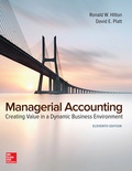 EBK MANAGERIAL ACCOUNTING: CREATING VAL - 11th Edition - by HILTON - ISBN 8220103459815