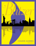 EBK COLLEGE ALGEBRA - 7th Edition - by Blitzer - ISBN 8220103632010