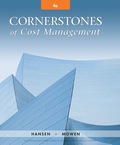 EBK CORNERSTONES OF COST MANAGEMENT