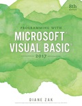 EBK PROGRAMMING WITH MICROSOFT VISUAL B - 8th Edition - by ZAK - ISBN 8220104363814