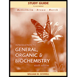 Introduction To General, Organic And Biochemistry Study Guide - 6th Edition - by Bettelheim - ISBN 9780030292347