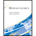 Microeconomics - 1st Edition - by B. Douglas Bernheim, Michael D. Whinston - ISBN 9780072900279