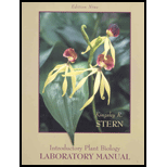 INTRO.PLANT BIOLOGY-LAB.MAN. - 9th Edition - by Stern - ISBN 9780072909463