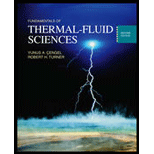 Fundamentals Of Thermal-fluid Sciences - 2nd Edition - by Yunus A. Cengel, Robert H. Turner, Yunus Cengel, Robert Turner - ISBN 9780072976755