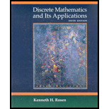 Discrete Mathematics And Its Applications - 6th Edition - by ROSEN,  Kenneth H. - ISBN 9780073229720