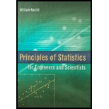 Principles of Statistics for Engineers and Scientists - 3rd Edition - by Navidi, William Cyrus - ISBN 9780073376349