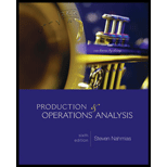 Production and Operations Analysis - 6th Edition - by Steven Nahmias - ISBN 9780073377858