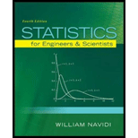 Statistics for Engineers and Scientists - 4th Edition - by William Navidi Prof. - ISBN 9780073401331
