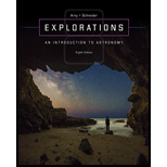 Explorations:  Introduction to Astronomy - 8th Edition - by Thomas T Arny, Stephen E Schneider Professor - ISBN 9780073513911