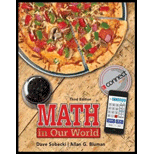 Math in Our World - 3rd Edition - by David Sobecki Professor, Allan G. Bluman - ISBN 9780073519678
