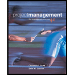 Project Management: The Managerial Process (mcgraw-hill/irwin Series Operations And Decision Sciences) - 4th Edition - by Clifford F. Gray, Erik W. Larson - ISBN 9780073525150