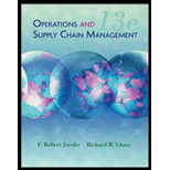 Operations And Supply Chain Management (the Mcgraw-hill/irwin Series) - 13th Edition - by F. Robert Jacobs, Richard Chase - ISBN 9780073525228