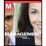M: Management - 9th Edition - by Thomas S. Bateman - ISBN 9780073530390