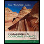 Fundamentals Of Corporate Finance Standard Edition - 8th Edition - by Stephen A. Ross, Randolph Westerfield, Bradford D. Jordan - ISBN 9780073530628