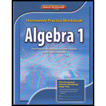 Algebra 1, Homework Practice Workbook (MERRILL ALGEBRA 1) - 2nd Edition - by McGraw-Hill Education - ISBN 9780076602919