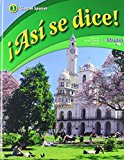 Asi Se Dice!, Level 3 Student Edition - 1st Edition - by Conrad J. Schmitt - ISBN 9780076604258