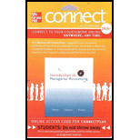 Connectplus (access Code And E-book) For Introduction To Managerial Accounting - 6th Edition - by BREWER - ISBN 9780077429508