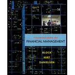 Foundations Of Financial Management - 14th Edition - by Stanley Block, Geoffrey Hirt, Bartley Danielsen - ISBN 9780077454432
