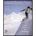 Fundamental Accounting Principles Vol 1 Softcover With Conect Plus - 20th Edition - by John Wild, Ken Shaw, Barbara Chiappetta - ISBN 9780077506032