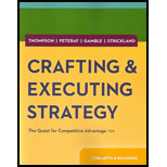 Crafting and Executing Strategy - 19th Edition - by Arthur A. Thompson - ISBN 9780077537074