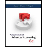 Fundamentals of Advanced Accounting - 6th Edition - by Hoyle - ISBN 9780077632250