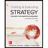 Crafting & Executing Strategy: The Quest for Competitive Advantage: Concepts and Cases (Crafting & Executing Strategy: Text and Readings) - 20th Edition - by Arthur A. Thompson Jr, Margaret Peteraf Leon E. Williams Professor of Management, John E Gamble, A. J. Strickland III - ISBN 9780077720599