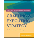 Crafting & Executing Strategy - 19th Edition - by Arthur Thompson - ISBN 9780077804787