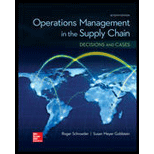 OPERATIONS MANAGEMENT IN THE SUPPLY CHAIN: DECISIONS & CASES (Mcgraw-hill Series Operations and Decision Sciences) - 7th Edition - by Roger G Schroeder, M. Johnny Rungtusanatham, Susan Meyer Goldstein - ISBN 9780077835439