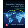 OPERATIONS MANAGEMENT IN THE SUPPLY CHAIN: DECISIONS & CASES (Mcgraw-hill Series Operations and…