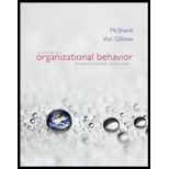 Organizational Behavior - 7th Edition - by Steven McShane, Mary Ann Von Glinow - ISBN 9780077862589