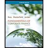 Fundamentals of Corporate Finance Standard Edition - 10th Edition - by Stephen Ross, Randolph Westerfield, Bradford D. Jordan - ISBN 9780078034633