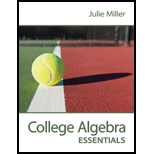 College Algebra Essentials - 1st Edition - by Julie Miller - ISBN 9780078035616