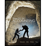 Survey Of Accounting - 3rd Edition - by Thomas Edmonds, Philip Olds, Frances Mcnair, Bor-Yi Tsay - ISBN 9780078110856