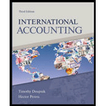 International Accounting - 3rd Edition - by Timothy Doupnik, Hector Perera - ISBN 9780078110955