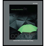 MICROECON ECO 2023 W/ CONNECT >C< (LL) - 9th Edition - by Colander - ISBN 9780078130311