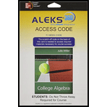 ALEKS 360 Access Card (11 weeks) for College Algebra