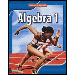 Algebra 1 - 1st Edition - by McGraw-Hill/Glencoe - ISBN 9780078884801