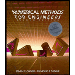 Numerical Methods For Engineers With Personal Computer Applications - 2nd Edition - by Chapra - ISBN 9780079099440