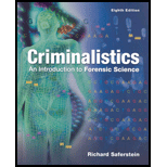 Criminalistics: An Introduction To Forensic Science [eighth 8th Edition] - 8th Edition - by Richard Saferstein - ISBN 9780131118522