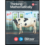 Thinking Mathematically - 4th Edition - by ROBERT BLITZER - ISBN 9780131346789