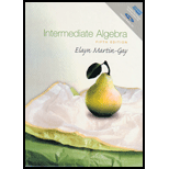 Intermediate Algebra - 9th Edition - by K. Elayn Martin-Gay - ISBN 9780131355163