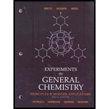 Experiments in General Chemistry - 9th Edition - by Gerald S Weiss, Lyman H. Rickard, Thomas G. Greco - ISBN 9780131493919