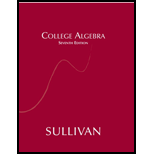 College Algebra - 7th Edition - by Sullivan - ISBN 9780131517424